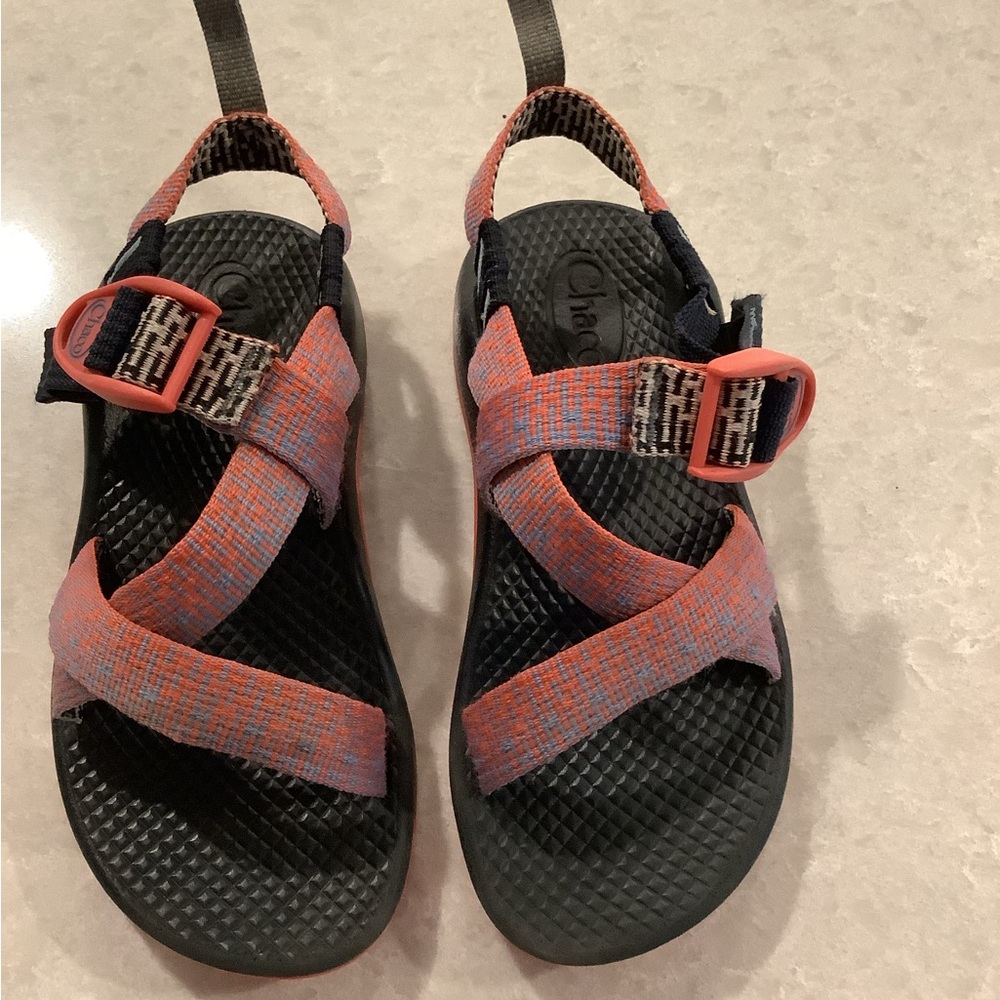 Chaco Kids Sandals - Black and Pink